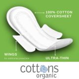  (Úc) Băng vệ sinh Cottons Regular Ultra Thin Pads with Wings 14 miếng 