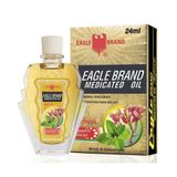  Dầu vàng Eagle Brand Medicated Oil Refeshing Peppermint Clove Bud - Mùi Đinh Hương Và Bạc Hà 0.8Oz 24ml 