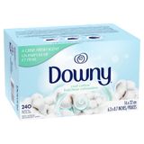  Giấy thơm quần áo và làm mềm vải Downy cool cotton fabric softener dryer sheets hộp 240 tờ 