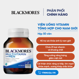  NK - Viên uống bổ sung vitamin tổng hợp cho nam Blackmores Multivitamin 50 viên 
