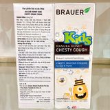  CTY - Siro ho cho bé Brauer Kids Manuka Honey Chesty Cough 100ml 