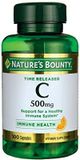  Viên uống bổ sung vitamin C 500mg Nature's Bounty time release capsules 100 viên 