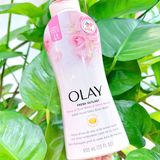  CTY - Sữa tắm Olay Fresh Outlast – Notes of Rose Water & Sweet Nectar 24HR Fresh Vibes Body Wash 650ml 22Oz 