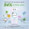 Dung dịch vệ sinh phụ nữ cho da nhạy cảm Femfresh 0% 250ml 