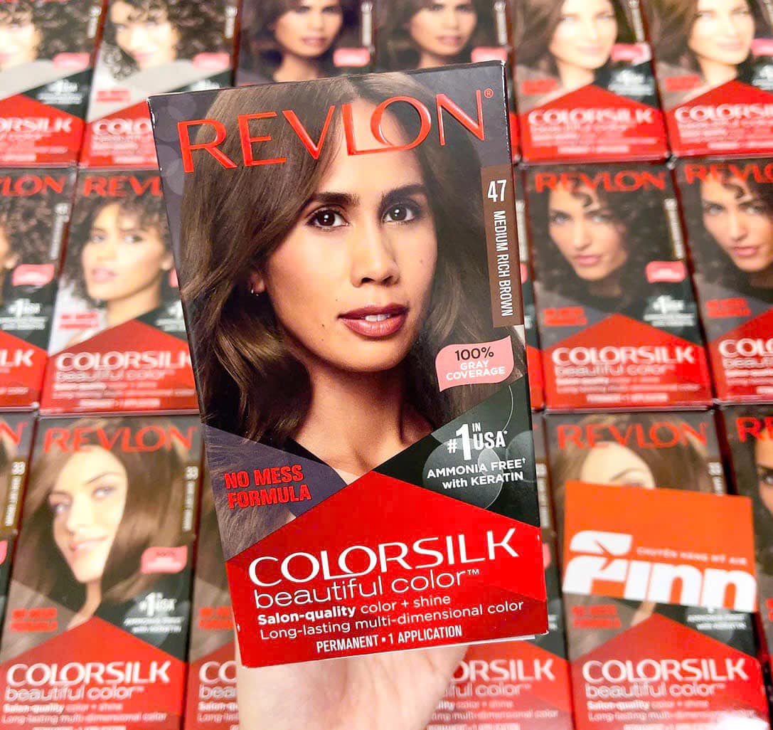 Thuốc nhuộm tóc Revlon Colorsilk Beautiful Color 47 Medium Rich Brown