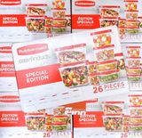  Set 13 hộp nhựa đựng thực phẩm Rubbermaid TakeAlongs Food Storage Containers 