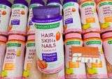  Kẹo bổ sung da tóc móng Nature's Bounty Advanced Hair, Skin & Nails Gummies Over 2X Biotin 90 viên 