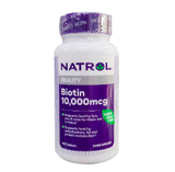  Viên uống hỗ trợ mọc tóc Natrol Biotin 10000mcg Maxium 100 viên 