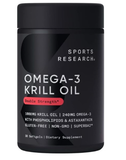  Viên uống dầu cá Sports Research Antarctic Krill Oil 1000mg with Astaxanthin 30 viên 