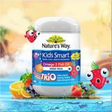  Viên uống Omega 3 Fish Oil Nature's Way Trio Kids Smart hộp 180 viên 