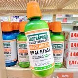  CTY - Nước súc miệng TheraBreath Fresh Breath Dentist Mild mint hương bạc hà dịu nhẹ 473ml 