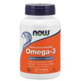  Viên uống dầu cá Now Molecularly Distilled Omega-3 1000mg Fish Oil 180 EPA / 120 DHA 100 viên 