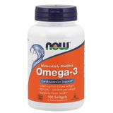  Viên uống dầu cá Now Foods Omega-3 Molecularly Distilled Fish Oil 100 viên 