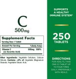  Viên uống bổ sung Vitamin C 500mg Nature's Bounty 250 viên 