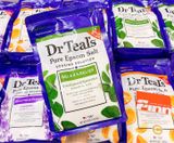  (SALE-SNL) Muối tắm ngâm bồn Dr Teal's Relax & Relief Eucalyptus & Spearmint Pure Epsom Bath Salt 1.36kg 