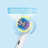  Replacement Toothbrush Heads for Oral-B, 4 Pack Replacement Heads Compatible with Oral B Braun Electric Toothbrush 