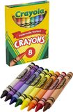  Bút chì màu cho bé Crayola Classic Crayons featuring Bluetiful 8 cây 