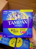  Băng vệ sinh Tampax Pearl Regular Absorbency Tampons 50 cái 