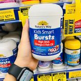  Viên bổ sung DHA cho bé Kids Smart Omega 3 Fish Oil Trio 180 viên 