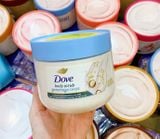  Tẩy tế bào chết Dove Beauty Exfoliating Body Scrub - Crushed Macadamia & Rice Milk 15Oz 425g 
