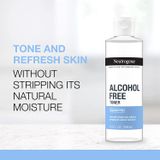  Nước hoa hồng không chứa cồn Neutrogena Alcohol-Free Gentle Daily Facial Toner 8Oz 236ml 