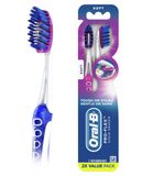  Bàn chải đánh răng Oral-B 3D White Luxe Pro-Flex 38 Medium Manual Toothbrush Twin Pack 