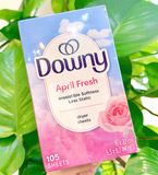 Giấy thơm quần áo Downy April Fresh Fabric Softener Dryer 105 tờ 