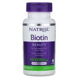  Viên uống hỗ trợ mọc tóc Natrol Biotin 10000mcg Maxium 100 viên 
