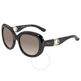  Kính Salvatore Ferragamo Gradient Smoke Oval Ladies Sunglasses SF727S 001 53 