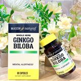 CTY - Viên uống bổ não Mason Natural Ginkgo Biloba 60 viên 