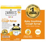  Zarbee's Naturals Baby Soothing Cough Syrup with Dark Honey, Natural Peach 2 Ounce 59ml 