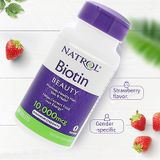  Viên uống hỗ trợ mọc tóc Natrol Biotin 10,000mcg Maxium 100 viên 