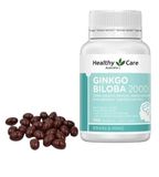  (Úc) Viên uống bổ não Healthy Care Ginkgo Biloba 2000mg 100 viên 