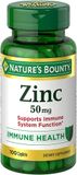  Viên uống bổ sung kẽm Nature's Bounty Zinc 50 mg, Supports Immune System 100 viên 