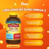  Viên uống bổ sung Omega 3 Nature Made Fish Oil 1200mg 300 viên 