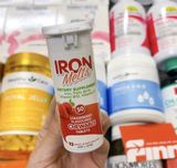  Viên ngậm bổ sung sắt Iron Melts Chewable vị dâu 50 viên 