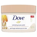  Tẩy tế bào chết Dove Exfoliating Body Polish Scrub for Silky Skin Oatmeal & Calendula Oil 10.5Oz 298g 