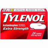  Viên uống giảm đau hạ sốt Tylenol Extra Strength Pain Reliever and Fever Reducer Caplets Acetaminophen 24 viên 