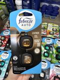  Set 2 nước hoa thơm xe Febreze Luxe Car Air Freshener Leather Scent 0.14Oz 4.4ml 