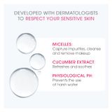  ( Nắp nhấn hồng) Nước tẩy trang dịu nhẹ Bioderma Sensibio H2O With Pump 16.7Oz 500ml 