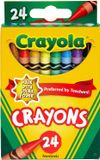  Bút chì màu cho bé Crayola Classic Crayons featuring Bluetiful 24 cây 