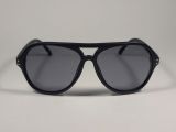  Mắt kính thời trang Calvin Klein CK19532S 001 Men's Matte Black Retro Pilot Sunglasses 