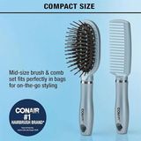  (SALE-SNL) Set 2 lược gỡ rối + lược thưa Conair Detangle & Style Detangling Brush and Comb 