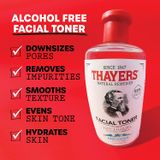  Thayers Alcohol-Free Witch Hazel with Organic Aloe Vera Formula Toner, Unscented 12 oz 