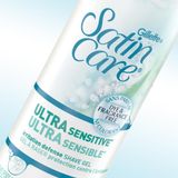  Gel bọt cạo nam và nữ cho da siêu nhạy cảm Satin Care Ultra Sensitive Women's Shave Gel 7Oz 198g 