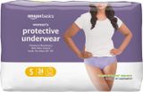  Băng vệ sinh quần Amazon Basics Incontinence & Postpartum Underwear for Women, Maximum Absorbency, Small, Lavender 24 cái 