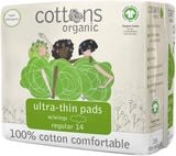  (Úc) Băng vệ sinh Cottons Regular Ultra Thin Pads with Wings 14 miếng 