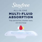  Băng vệ sinh Stayfree Maxi Pads for Women, Super - 66 Count 