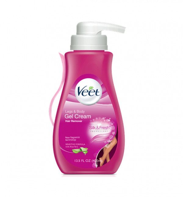  Kem cạo lông Veet Sensitive Hair Remover Gel Cream Pink 13.5Oz 400ml (chai) 