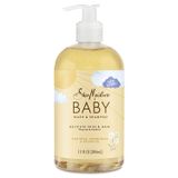  Dầu tắm - gội cho bé SheaMoisture Baby Wash & Shampoo Raw Shea, Chamomile & Argan Oil 13 oz 384ml 